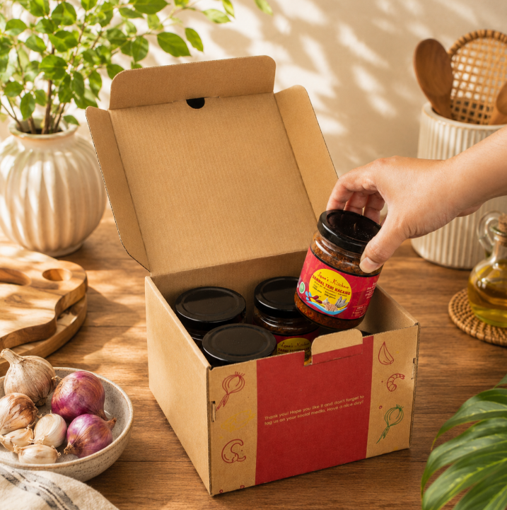 Paket Set 4 Varian Sambal Lona's Kitchen Pilih Sesuka Hati (Exclude Dendeng)