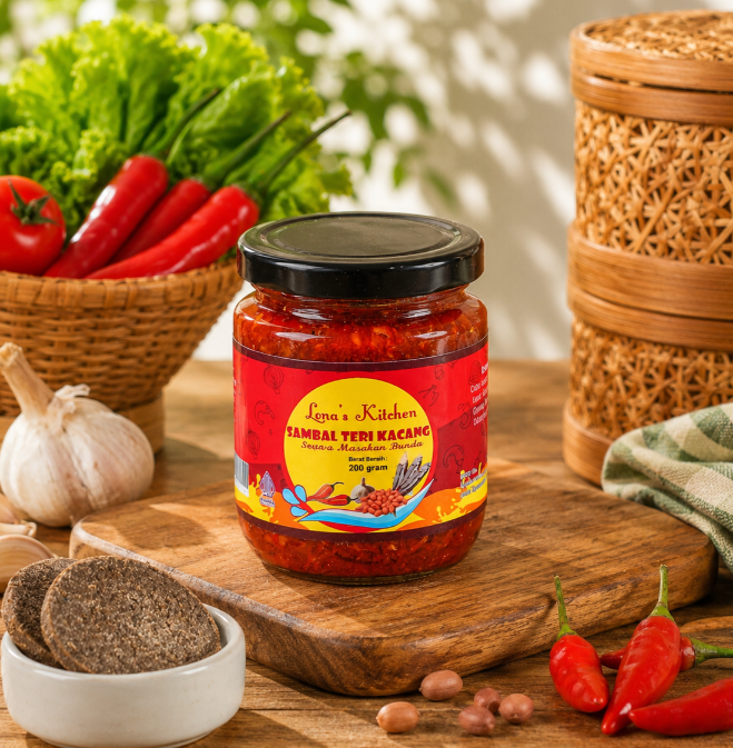 Sambal Teri kacang Lona's kItchen 200gr